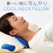 アイス枕 保冷剤 ポケット 保冷剤用ポケット付き 熱中症対策 熱帯夜 猛暑対策 冷感 ひんやり 涼感 首をソフトに支えるアイスネックピロー 熱中症対...