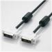 ELECOM Elecom DVI одиночный ссылка кабель 1.0m/DVI-D24pin мужской -DVI-D24pin мужской черный CAC-DVSL10BK(2209797)