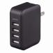 GREEN HOUSE зеленый house USB-AC адаптер 4 порт 4.8A черный GH-ACU4B-BK(2467432)