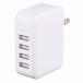 GREEN HOUSE зеленый house USB-AC адаптер 4 порт 4.8A белый GH-ACU4B-WH(2467431)