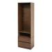  Hagi . - gi - la тонкий гардероб Brown * ширина 60× глубина 39.5× высота 181cm выдвижной ящик имеется RKK-1621BR(2519695)
