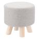  не 2 торговля Fuji bo Ueki Mini ткань табурет раунд бежевый YH1904-0166(2543551)