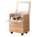 Hagi . - gi - la cosme Wagon примерно ширина 42.5× глубина 31× высота 51/82cm натуральный RUD-1830-NA(2546170)