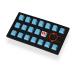 Tai-Hao ϥ Rubber Gaming Backlit Keycaps-18 keys Neon blue RUBBERKCNEONB18(2548107)