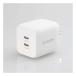 ELECOM 쥳 ACŴ 45W USB-C2ݡ ۥ磻 MPA-ACCP4245WH(2581373)