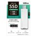 IODATA ǡ ƥåSSD USB3.2Gen2 500GB ۥ磻 SSPS-US500W(2585741)
