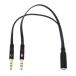 AINEX I шея s наушники + Mike штекер -4 высшее Mini Jack ответвление кабель 20cm AVC-07A(2575465)