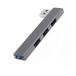 DIGITAL LAND цифровой Land стильный 4 порт USB ступица серый DL-YU505(2661124)