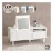  Hagi . - gi - la low туалетный столик ширина 95cm/LED с подсветкой / белый MD-5843WH(2681306)