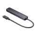 SANWA SUPPLY Sanwa Supply USB 5Gbps Type-C ступица 4 порт *PD соответствует ) USB-5TCP36BK(2682593)