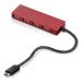 ELECOM 쥳 usbϥ USB2.0HUB/Type-C/A ᥹4ݡ Хѥ 15cm RED å C U2HC-A429BXRD(2575588)