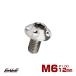  titanium болт M6×12mm P1.00 кнопка болт голова диаметр 14mm шестиугольник дыра серый фундамент цвет отверстие JA1126