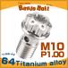 64�`�^���� �o���W���[�{���g �V���O�� M10 P1.00 �g���N�X�� �V���o�[ �`�^�����F JA608 �֘A�摜1