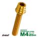 M4×20mm конус ракушка head болт из нержавеющей стали колпак вольтметр . задний крышка лючка бензобака и т.п. Gold TB0298