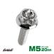 M5×20mm цветок head болт нержавеющая сталь стружка (процесс образования во время фрезеровки) фланец есть болт с шестигранной головкой обтекатель . двигатель и т.п. серебряный TB0420