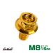 M8×15mm цветок head болт из нержавеющей стали фланец имеется болт с шестигранной головкой рама . рулевая стойка и т.п. Gold TB0506