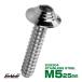  таппинг винт M5×25mm ракушка head шестиугольник дыра фланец имеется винт SUS304 нержавеющая сталь серебряный TC0140