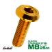 �u���[�L �f�B�X�N���[�^�[ �{���g ���}�n�p M8�~25mm P=1.25 �X�e�����X �t���b�g�w�b�h AA �S�[���h TD0195