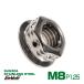  подножка боковой отверстие гайка M8 P1.25 фланец есть шестигранная гайка SUS304 серебряный TF0089