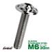 кнопка болт Star отверстие head M6×30mm P1.0 фланец есть шестиугольник дыра SUS304 нержавеющая сталь серебряный TR0223