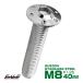 �{�^���{���g M8�~40mm P1.25 �X�e�b�v �z�[���w�b�h�{���g �t�����W�t �Z�p�� SUS304 �X�e�����X �V���o�[ TR0544