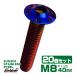 20�Z�b�g �{�^���{���g M8�~40mm P1.25 �X�e�b�v �z�[���w�b�h�{���g �t�����W�t �Z�p�� SUS304 �X�e�����X �Ă��`�^�� TR0570-20SET