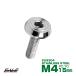  нержавеющая сталь болт M4×15mm P0.7 ракушка head Flat шестигранная головка кнопка болт SUS304 серебряный TR0758