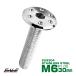  нержавеющая сталь болт M6×30mm P1.0 отверстие head Flat шестигранная головка кнопка болт SUS304 серебряный TR0950