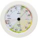 empeks meteorological phenomena total temperature hygrometer high precision universal design wall use made in Japan white EX-2861 23x23x2.7cm