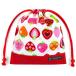 COLORFUL CANDY STYLE мешочек для ланча девочка сумка средний ученик начальной школы модный симпатичный ребенок сладкий клубника коллекция ( слоновая кость )