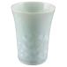  Kyoyaki Shimizu .... обжиг в печи свободный cup цветок кристалл ( белый ) KTA717