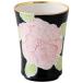  бокал для пива : Arita . десять тысяч лист Via cup ( чёрный )350cc Japanese Cup Porcelain/Size(cm) Φ8.5x11.5/No