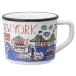 .. corporation a cup of happiness. City scape mug New York size : approximately W9.5 H7.7 112182