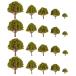 iplusmile дерево модель модель tree пейзаж 20шт.@( зеленый )