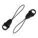 (10ps.@) small buckle removable type strap parts removal and re-installation pine leaf cord ( black )