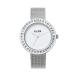 klon наручные часы k заем часы мужской женский модный простой KLON ENGRAVE TIME -SILVER MESH- 33mm