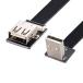 Cablecc выше угол USB 2.0 Type-A мужской - женский удлинение данные Flat тонкий FPC кабель,FPV &amp; диск &amp;