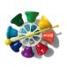  music bell 8 sound color percussion instruments for children mallet toy handbell colorful bell 