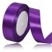 25mm лиловый атлас лента,23 метров рукоделие для ткань лента, подарок упаковка, волосы лента, день рождения . свадьба. оборудование орнамент 