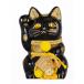 .. кошка удача ...(S-SIZE чёрный Black) правый рука ../ керамика _lucky cat манэки-нэко ... кошка .. фэн-шуй украшение . sen коробка (fa_S чёрный 