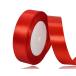 25mm красный лента длина 23 метров атлас лента подарок упаковка webbing цветок букет упаковка день рождения . свадьба. оборудование орнамент ручная работа лента волосы 
