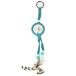  Dream catcher брелок для ключа бирюзовый кожа очарование индеец смешанные товары индеец ювелирные изделия 