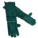  pet glove biting attaching prevention long size gloves cow leather thick .. for dog cat outdoor gardening gardening hand ... injury fire scratch measures 