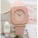  женские наручные часы квадратное модный симпатичный простой взрослый симпатичный маленький видно ремень повседневный жизнь водонепроницаемый подарок подарок популярный женщина 20 плата 30 плата 40 плата работа посещение школы розовый 