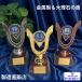  earth Trophy металлический . мрамор T516 скульптура бесплатный Trophy чемпионский кубок Golf футбол бейсбол волейбол баскетбол сувенир награждение .. bronze . белый лента 