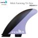  бесплатная доставка Япония стандартный товар FCS2 FCS II MICK FANNING TRI FIN SET PERFORMANCE CORE PC THRUSTERmik*fa человек g3 шт. комплект серфинг ласты M размер 
