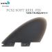 �������� FCS2 FCSII SOFTFLEX �\�t�g�t�B�� �L�[�� �c�C�� �t�B�� FCS II SAFETY KEEL FINS 2�{�Z�b�g �\�t�g�t���b�N�X �{���U�[ �\�t�g�{�[�h TWIN SOFTFIN