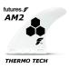  бесплатная доставка Япония стандартный товар FUTURES FIN THERMO TECH Future ласты AM2arumelik канал * Islay nzL размер новый товар 3 шт. комплект FUTURE FAM2