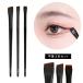  макияж щетка flat кисть 3 позиций комплект ( наклонный | распорка ) eye line ("реснички") * брови . шерсть I макияж cosme щетка балет Mai шт. косметика инструмент макияж сопутствующие товары 