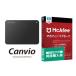  Toshiba (TOSHIBA) CANVIO HD-TPA1U3-B + McAfee rib safe 3 year same time buy version set 
